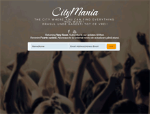 Tablet Screenshot of citymania.net